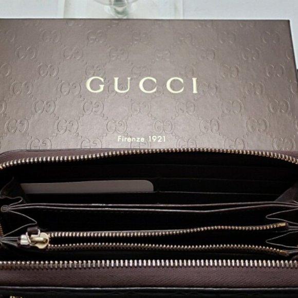 COPY - Signature Zip Around Wallet Guccissima Lea… - Picture 2 of 7
